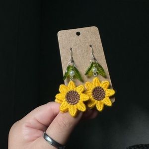 Sunflower Earrings